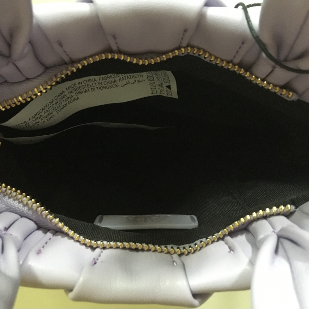 Zara soft mini lavender light purple crossbody bag - Picture 5 of 9